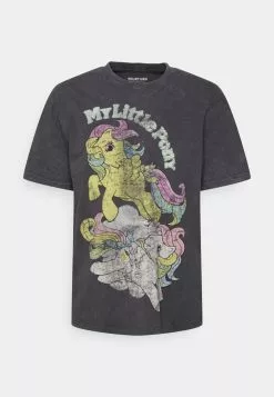 YOURTURNMY LITTLE PONY WASH GRAPHIC - T-shirt Med Print - Black