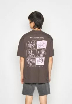 YOURTURNUNISEX - T-shirt Med Print - Brown