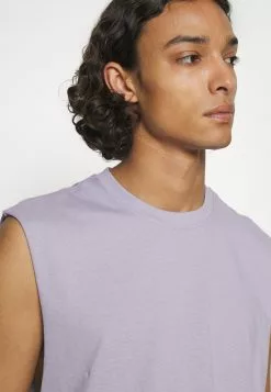 YOURTURNSLEEVELES UNISEX 2 PACK - T-shirt - Bas - Lilac/light Green -YOURTURN Affär 1b1f0f18fe1d427d8096e97d8516127c