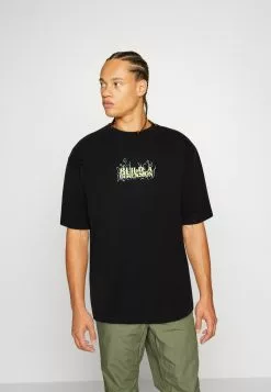 YOURTURNUNISEX - T-shirt Med Print - Black