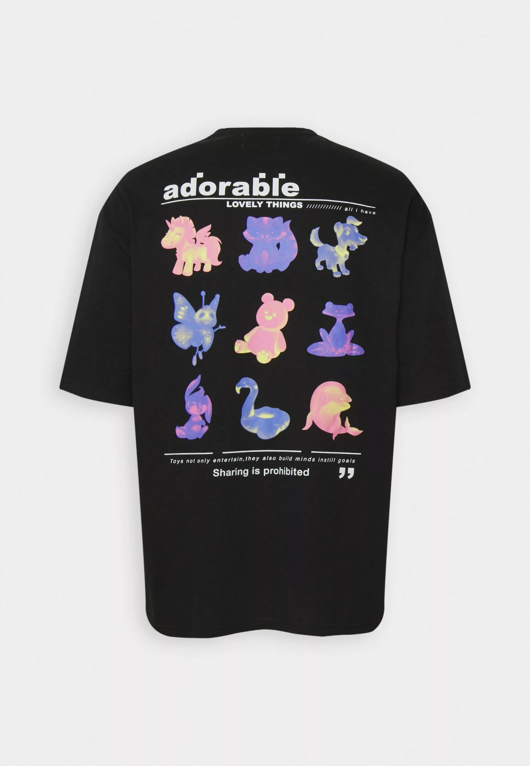 YOURTURNUNISEX - T-shirt Med Print - Black 3 YOURTURNUNISEX - T-shirt Med Print - Black