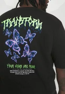 YOURTURNUNISEX - T-shirt Med Print - Black -YOURTURN Affär 2fe99e3aa094404385375bfbce391490