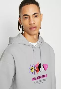 YOURTURNUNISEX - Luvtröja - Grey -YOURTURN Affär 3892a580917e4b94a503738ae6c81a43