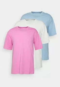 YOURTURNUNISEX 3 PACK - T-shirt - Bas - Light Blue/grey/pink 16 YOURTURNUNISEX 3 PACK - T-shirt - Bas - Light Blue/grey/pink -YOURTURN Affär 3af9a87d6a8f4b5799aeb97cf69ae6fc