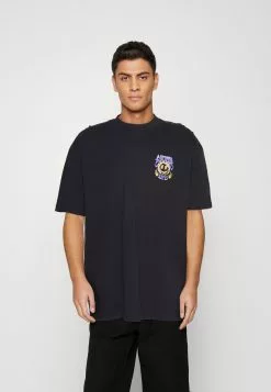 YOURTURNUNISEX - T-shirt Med Print - Black