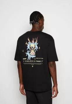 YOURTURNUNISEX - T-shirt Med Print - Black