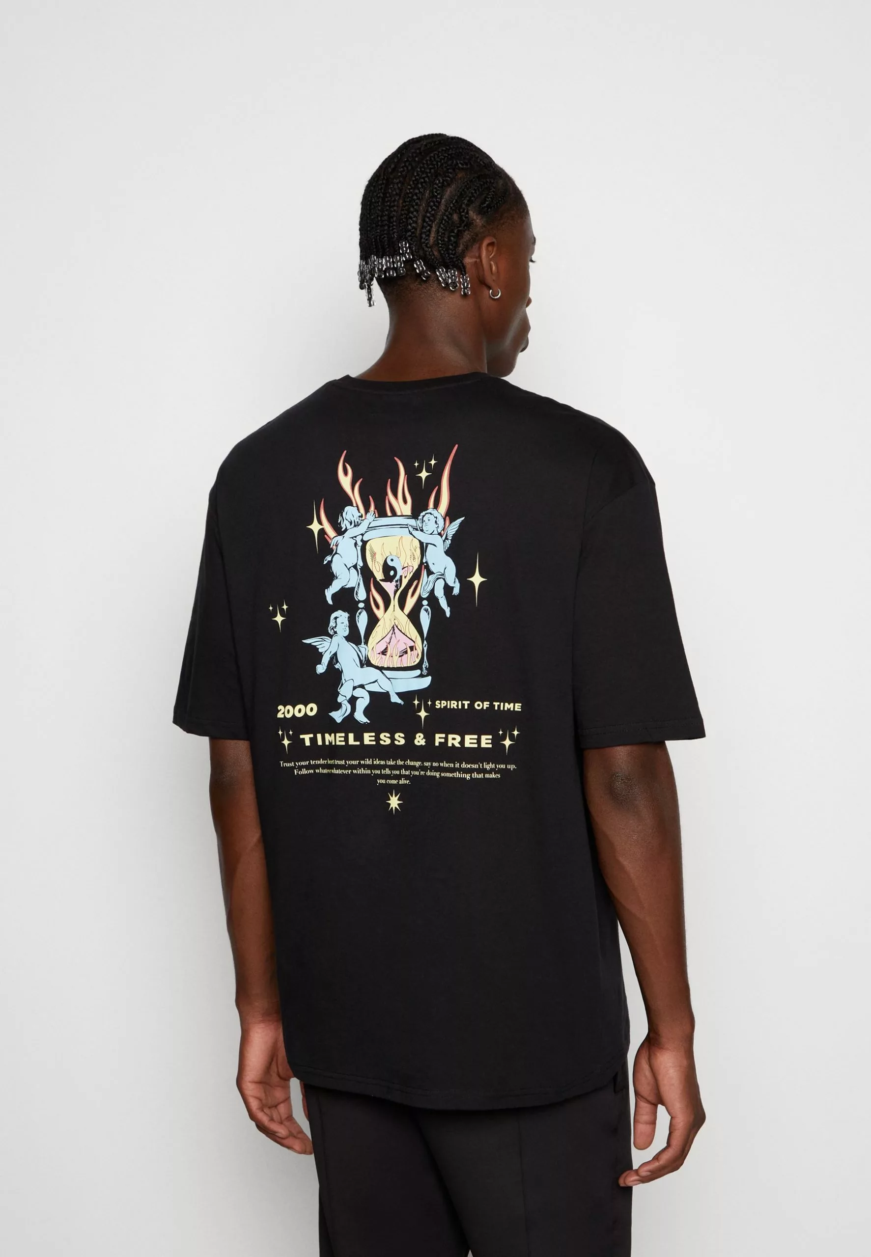 YOURTURNUNISEX - T-shirt Med Print - Black 3 YOURTURNUNISEX - T-shirt Med Print - Black