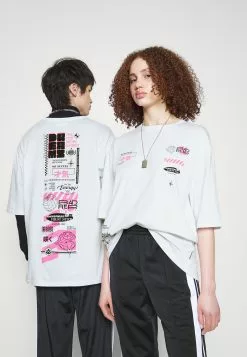 YOURTURNUNISEX - T-shirt Med Print - White