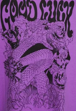 YOURTURNUNISEX - T-shirt Med Print - Purple -YOURTURN Affär 5bb5dc58cf7b450c9986bcd4a7cb6770