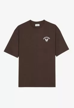 YOURTURNUNISEX - T-shirt Med Print - Brown -YOURTURN Affär 5e6d4060e8814275884cf00339b1c1a3