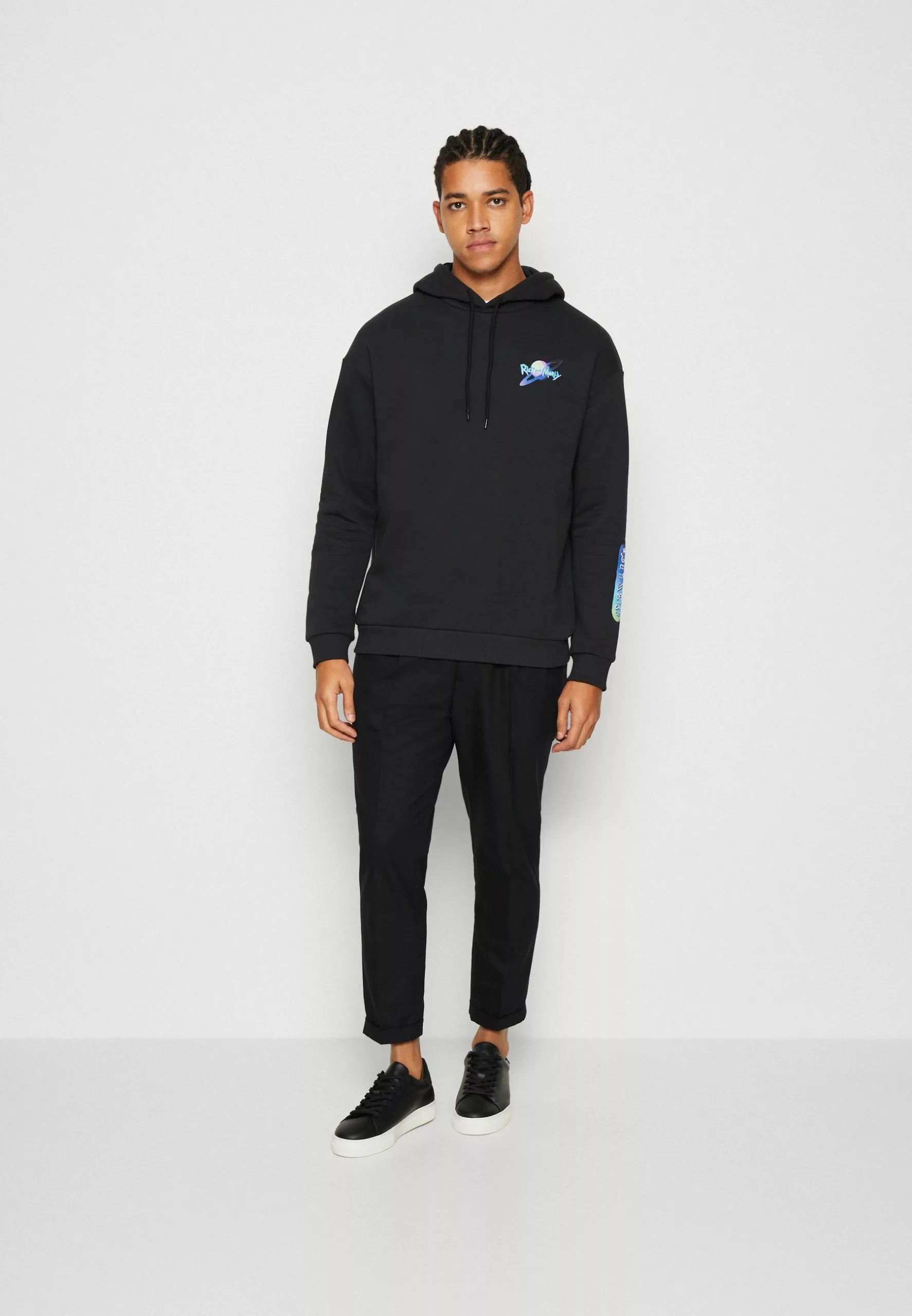 YOURTURNRICK AND MORTY UNISEX - Luvtröja - Black 4 YOURTURNRICK AND MORTY UNISEX - Luvtröja - Black - Bild 2