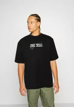 YOURTURNUNISEX - T-shirt Med Print - Black