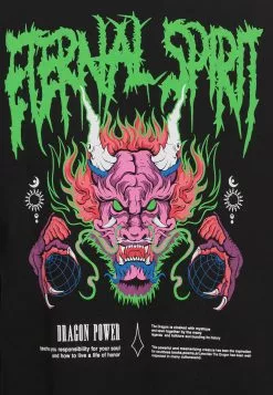 YOURTURNUNISEX - T-shirt Med Print - Black -YOURTURN Affär 6b427d31524c4fb8a214d4663e296606