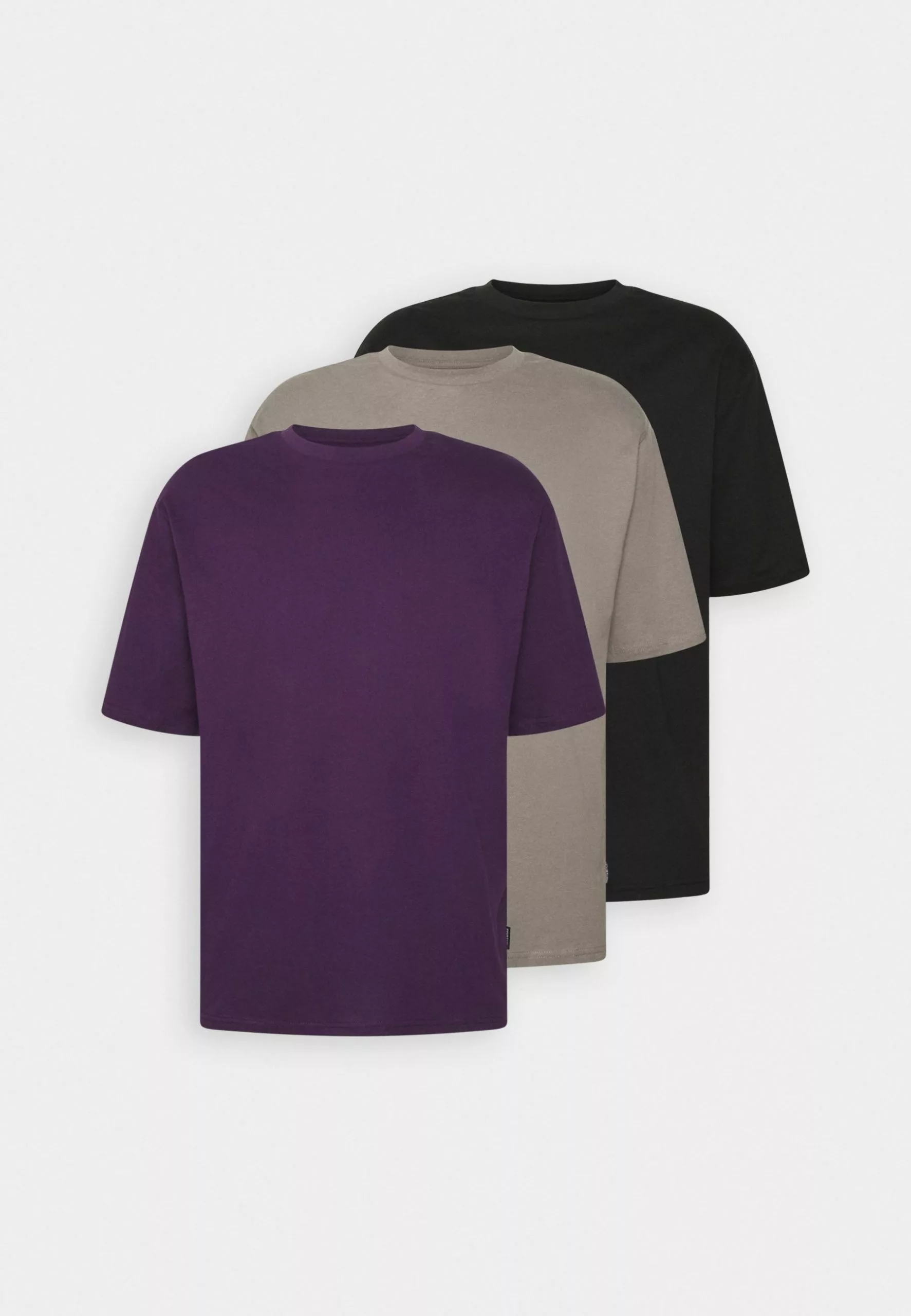 YOURTURNUNISEX 3 PACK - T-shirt - Bas - Grey/purple/black 8 YOURTURNUNISEX 3 PACK - T-shirt - Bas - Grey/purple/black - Bild 6