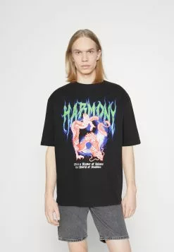 YOURTURNUNISEX - T-shirt Med Print - Black