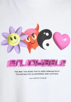 YOURTURNUNISEX - T-shirt Med Print - White -YOURTURN Affär 7bd4af6a1e7d46cc8068c81549ea0cf9