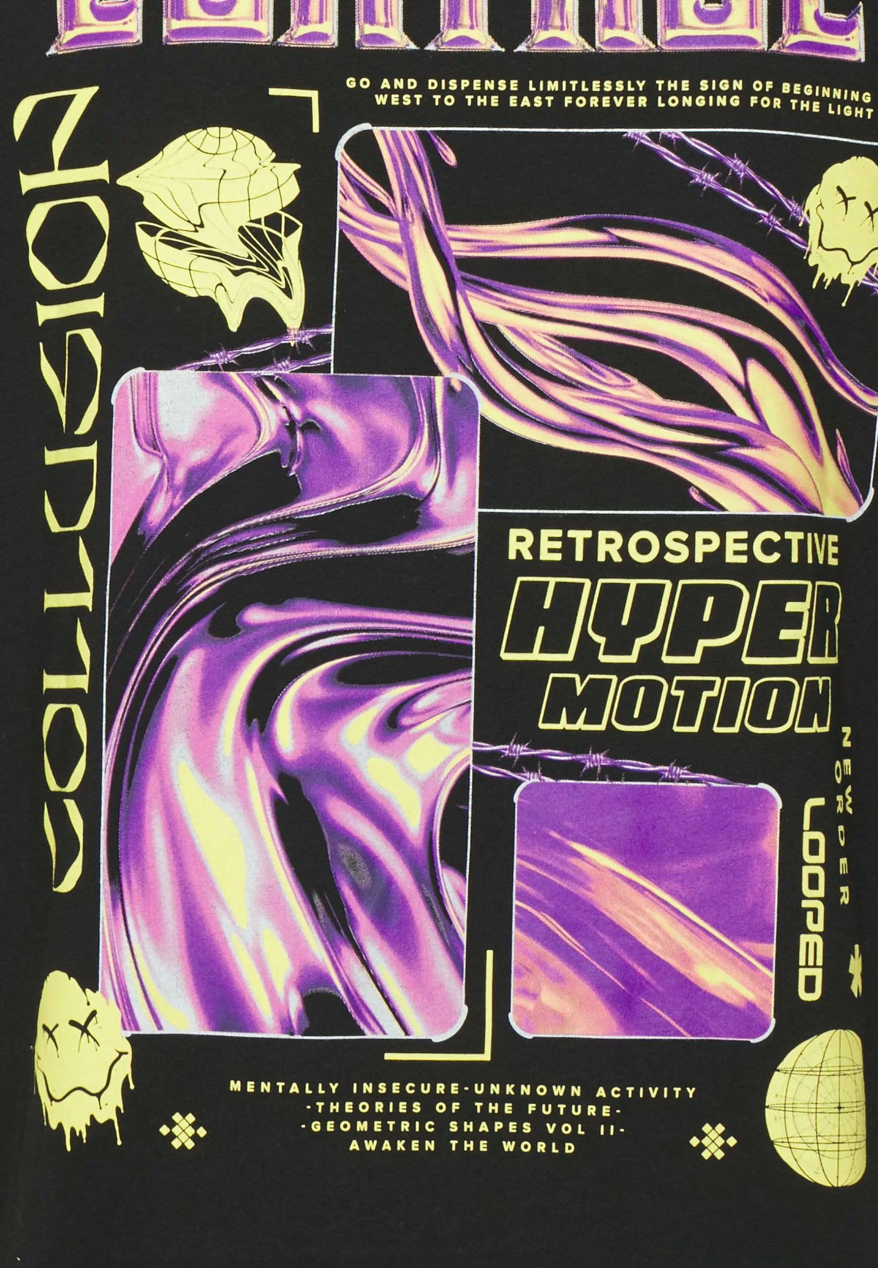 YOURTURNUNISEX - T-shirt Med Print - Black 5 YOURTURNUNISEX - T-shirt Med Print - Black - Bild 3