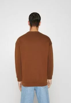 YOURTURNUNISEX 2 PACK - Sweatshirt - Dark Brown/off-white -YOURTURN Affär 8d59dc8e954344eba4e77c8881ba43a0