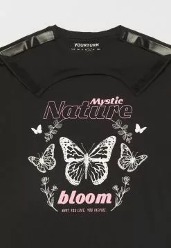 YOURTURNUNISEX - T-shirt Med Print - Black -YOURTURN Affär 90406e9ff02f4fe8b3c1905ab67cff46