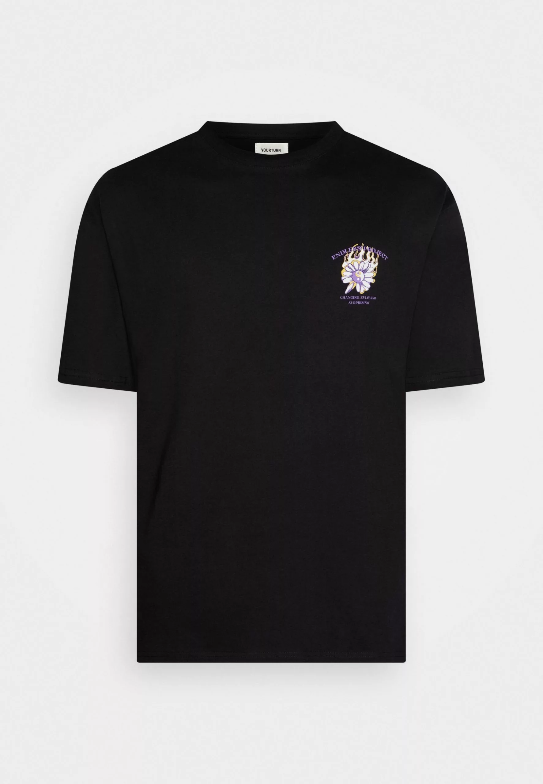 YOURTURNUnisex - T-shirt Med Print - Black 7 YOURTURNUnisex - T-shirt Med Print - Black - Bild 5