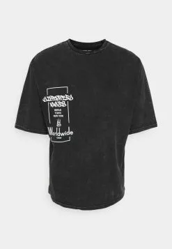 YOURTURNPRINT WASH UNISEX - T-shirt Med Print - Black