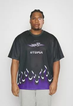 YOURTURNUNISEX - T-shirt Med Print - Black