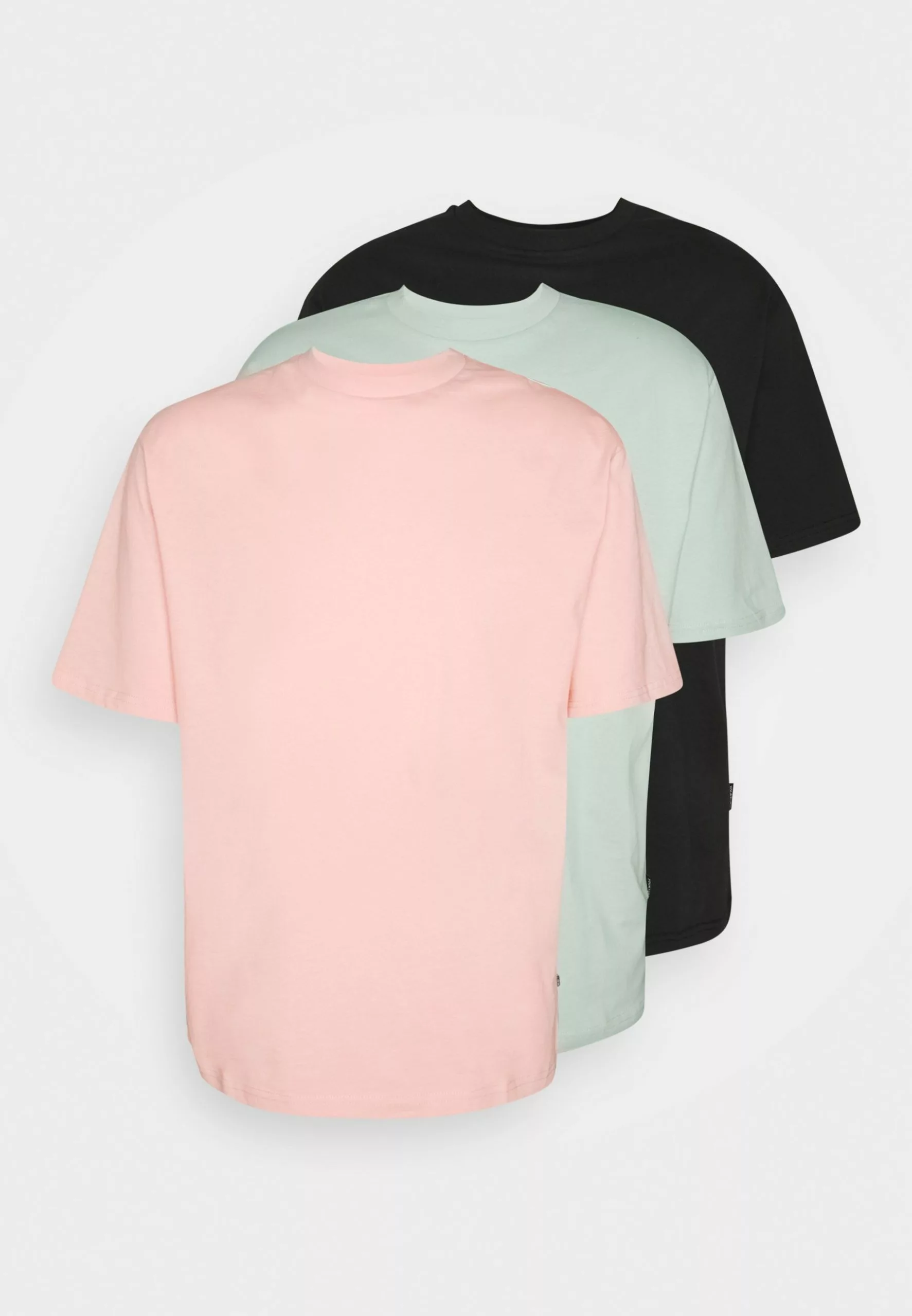 YOURTURNUNISEX 3 PACK - T-shirt - Bas - Black/pink/green 3 YOURTURNUNISEX 3 PACK - T-shirt - Bas - Black/pink/green