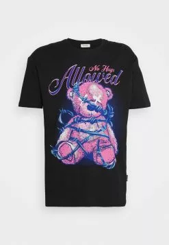 YOURTURNUNISEX - T-shirt Med Print - Black
