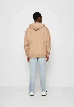 YOURTURNUNISEX - Tröja Med Dragkedja - Tan -YOURTURN Affär aaf511a6fabb4c1c819d0716fdc07b4f