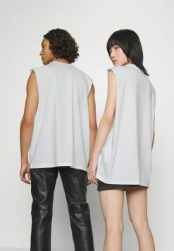 YOURTURNSLEEVELES UNISEX 2 PACK - T-shirt - Bas - White, Black -YOURTURN Affär adf66e2d7d094e35b79b1f4f472e6fee