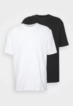 YOURTURN2 PACK UNISEX - T-shirt - Bas - Black/white