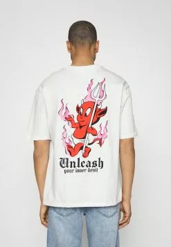 YOURTURNUNISEX - T-shirt Med Print - White