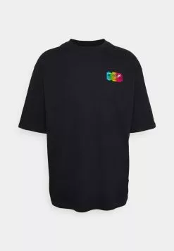 YOURTURNGRAPHIC TEE WITH FOIL TICKET UNISEX - T-shirt Med Print - Black