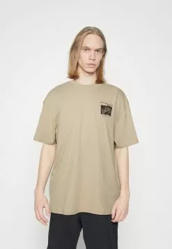 YOURTURNUNISEX - T-shirt Med Print - Beige