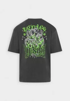 YOURTURNUNISEX - T-shirt Med Print - Dark Grey