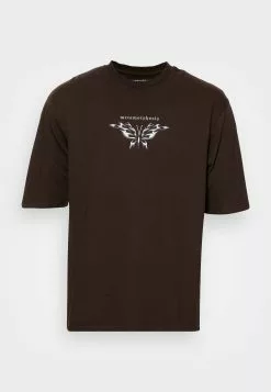YOURTURNUNISEX - T-shirt Med Print - Dark Brown -YOURTURN Affär ca18b6151bd04a5da1b9ef06da836250