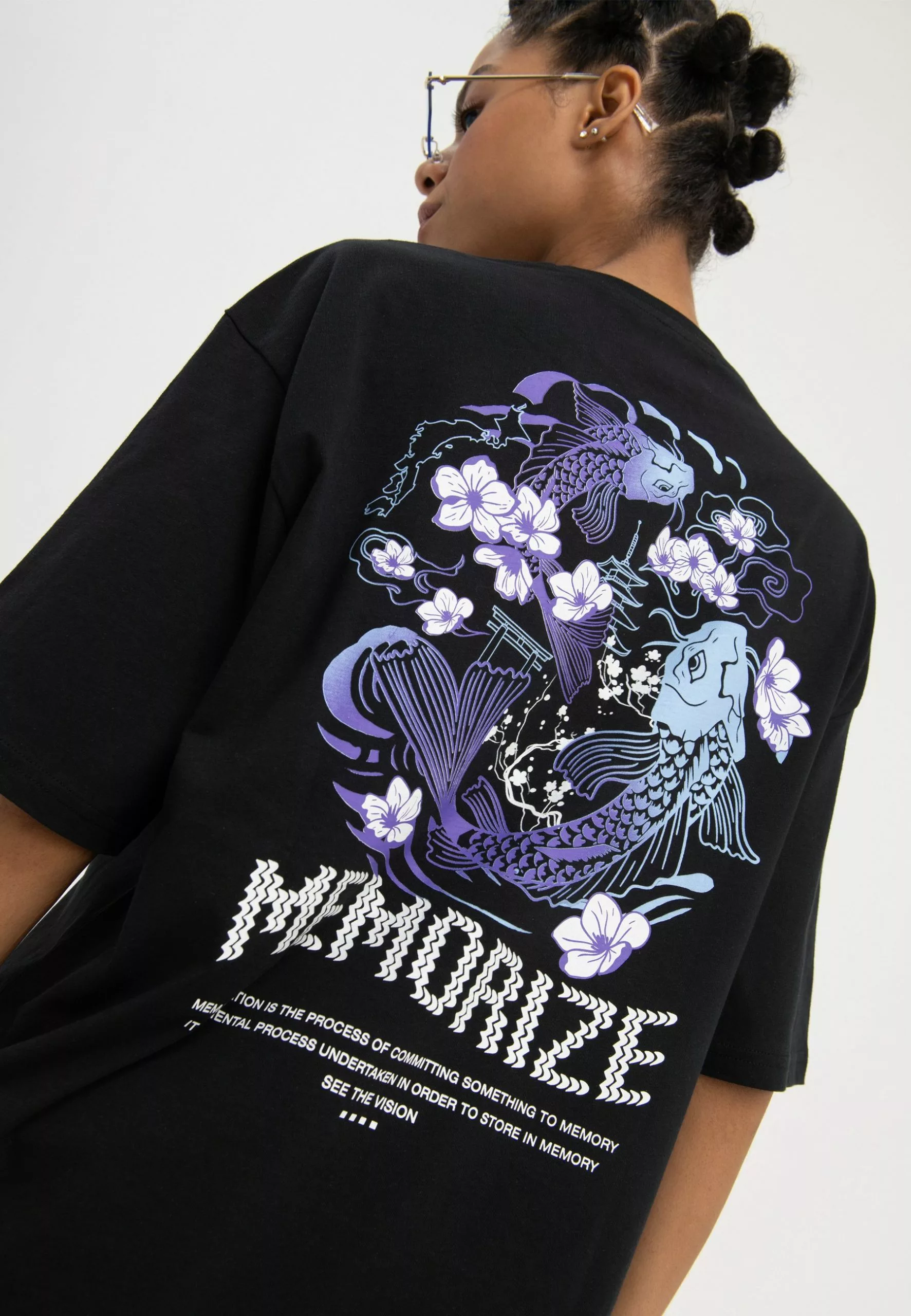 YOURTURNUNISEX - T-shirt Med Print - Black 8 YOURTURNUNISEX - T-shirt Med Print - Black - Bild 6