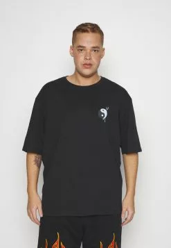 YOURTURNUNISEX - T-shirt Med Print - Black