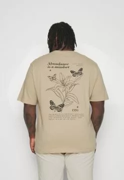 YOURTURNUNISEX - T-shirt Med Print - Beige