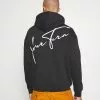 YOURTURNBOLD SCRIPT HOODIE UNISEX - Sweatshirt - Black