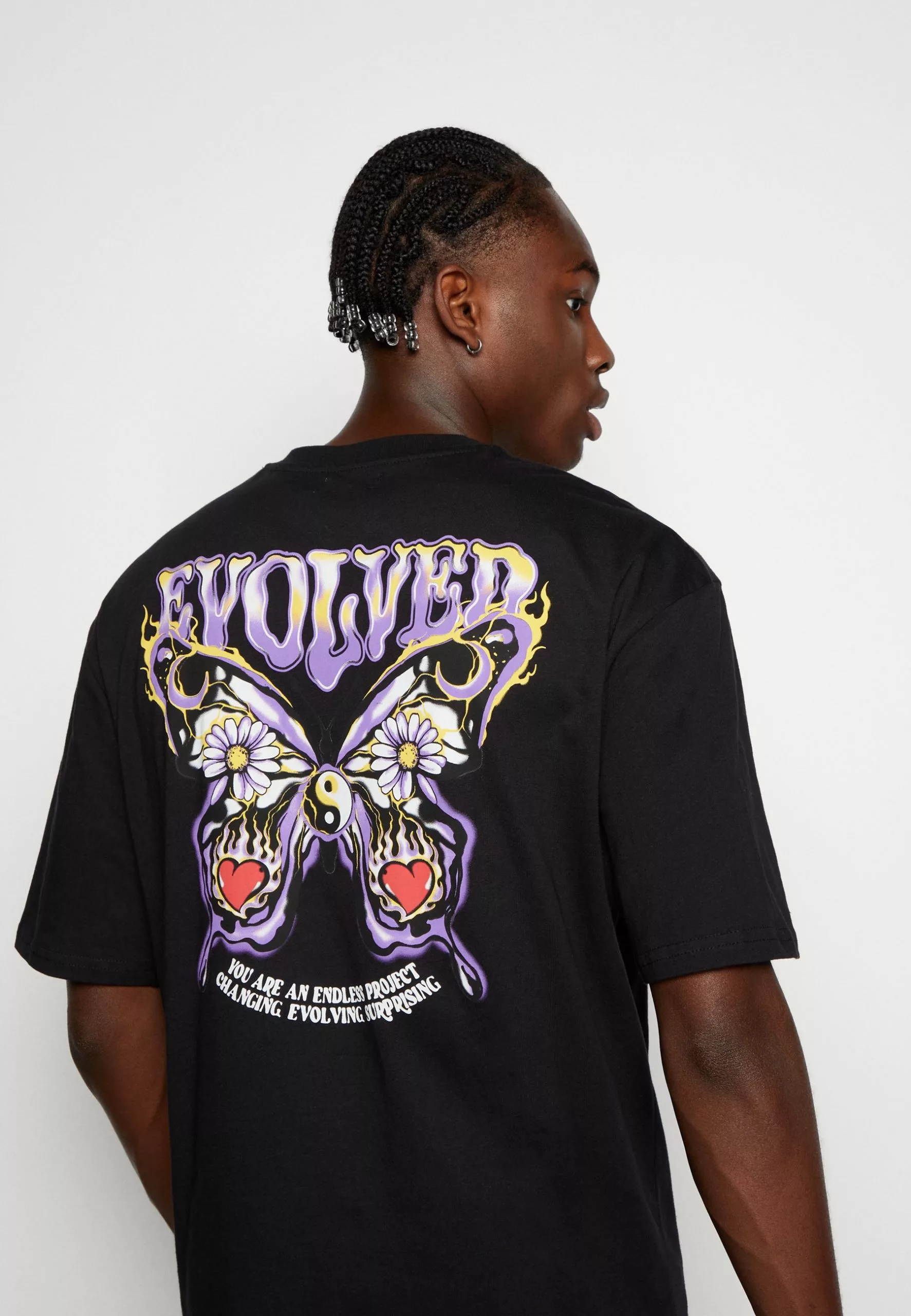 YOURTURNUnisex - T-shirt Med Print - Black 6 YOURTURNUnisex - T-shirt Med Print - Black - Bild 4