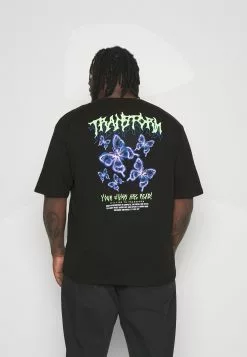 YOURTURNUNISEX - T-shirt Med Print - Black