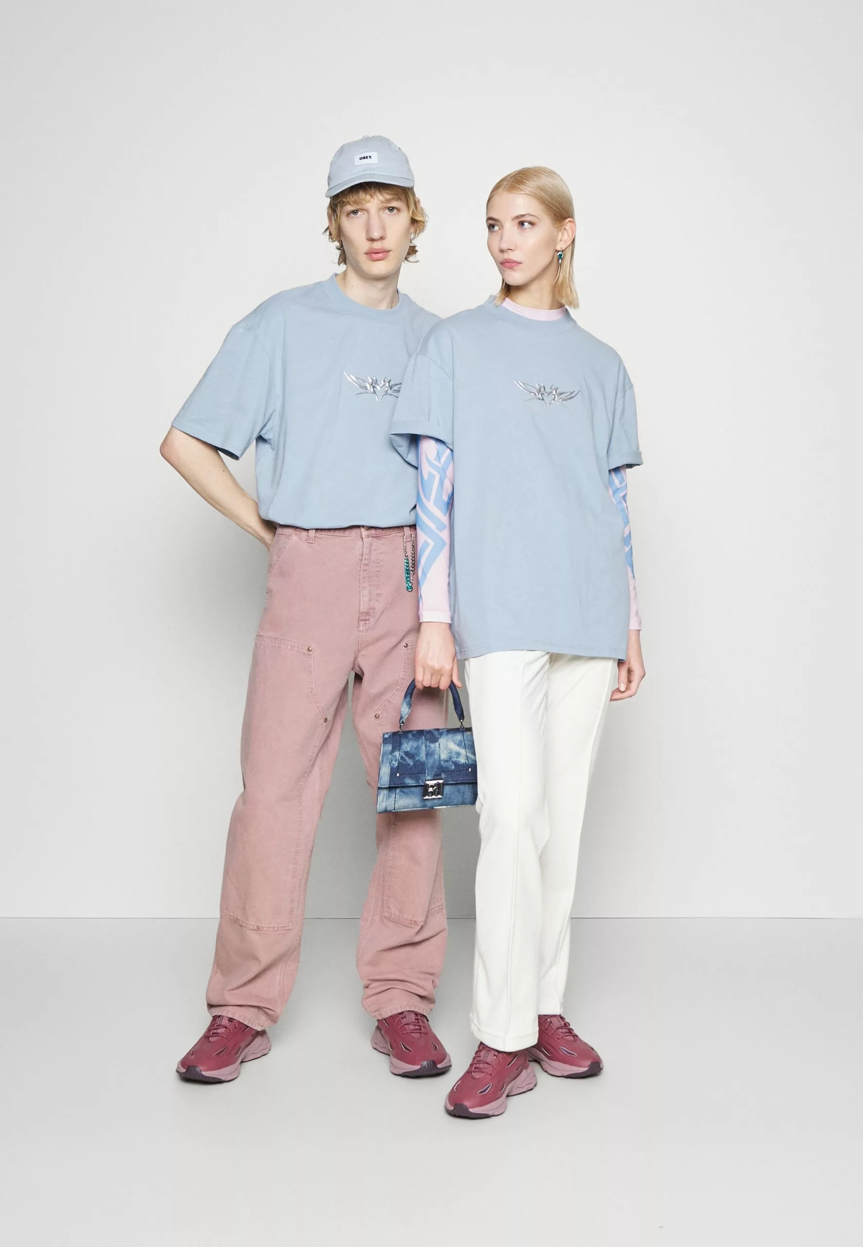 YOURTURNT-shirt Med Print - Light Blue 4 YOURTURNT-shirt Med Print - Light Blue - Bild 2