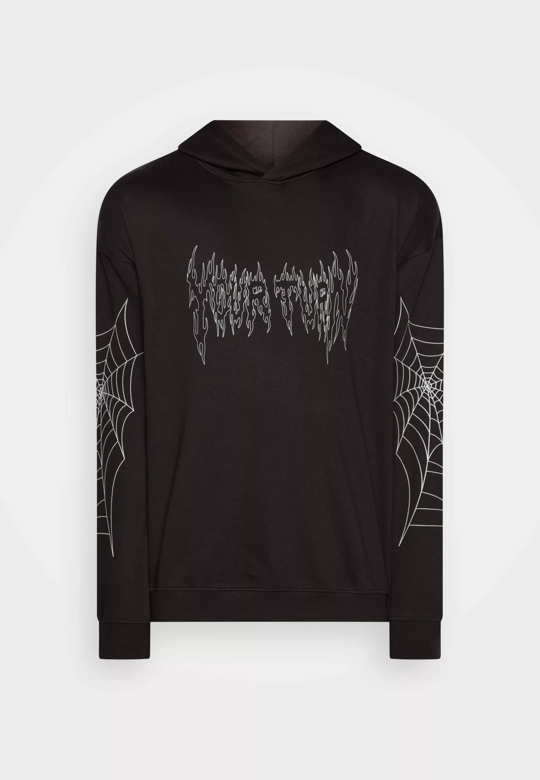 YOURTURNSPIDERWEB UNISEX - Luvtröja - Black 7 YOURTURNSPIDERWEB UNISEX - Luvtröja - Black - Bild 5