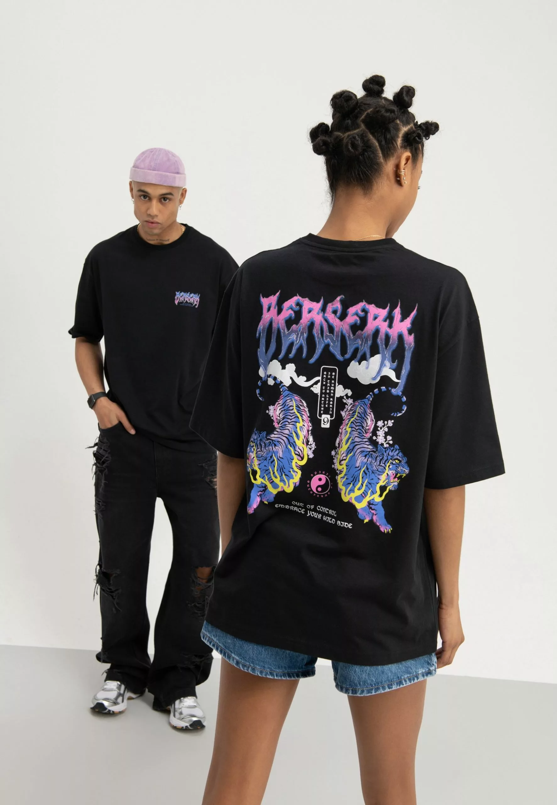 YOURTURNUNISEX - T-shirt Med Print - Black 5 YOURTURNUNISEX - T-shirt Med Print - Black - Bild 3