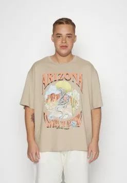 YOURTURNUNISEX - T-shirt Med Print - Beige