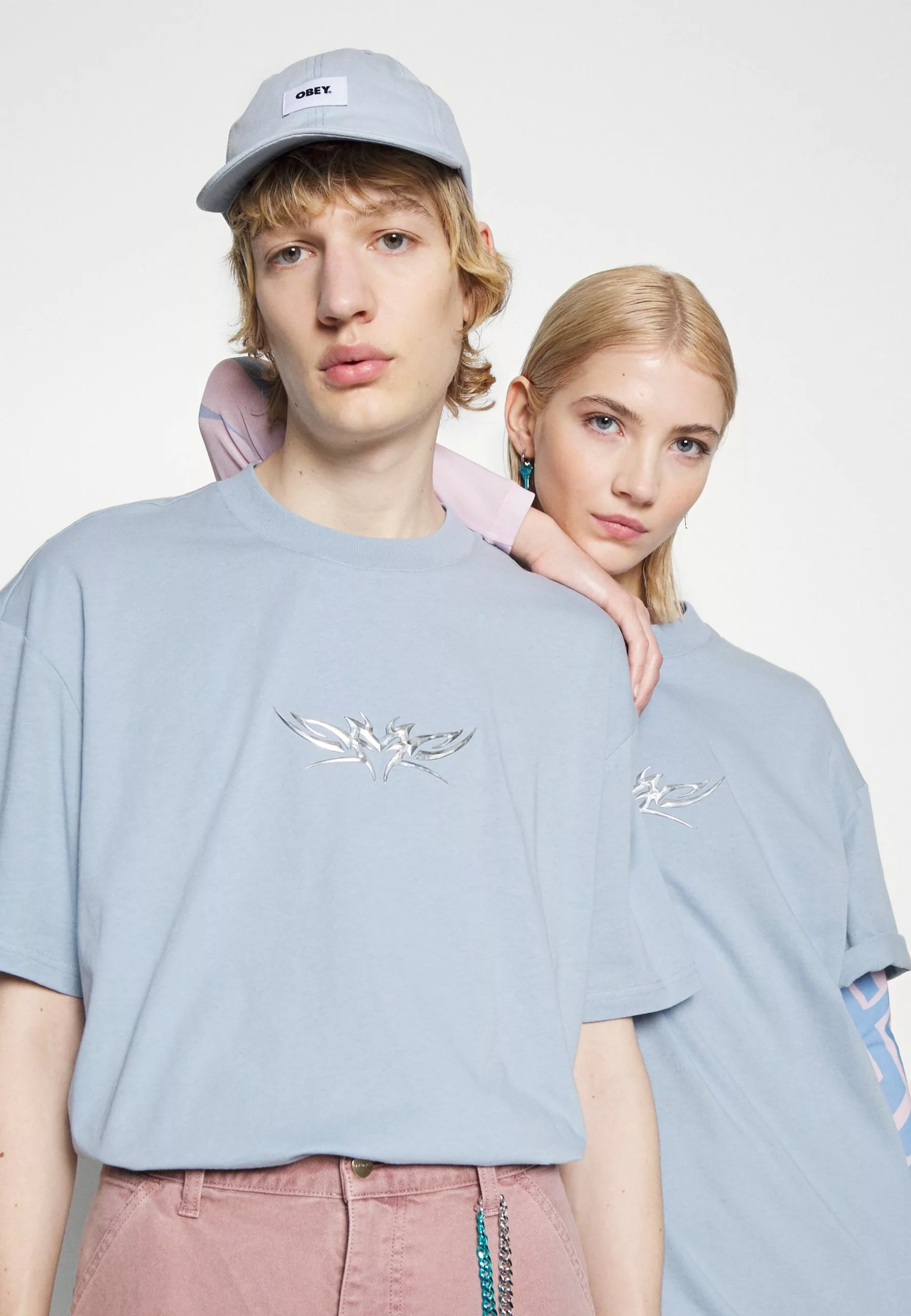 YOURTURNT-shirt Med Print - Light Blue 6 YOURTURNT-shirt Med Print - Light Blue - Bild 4